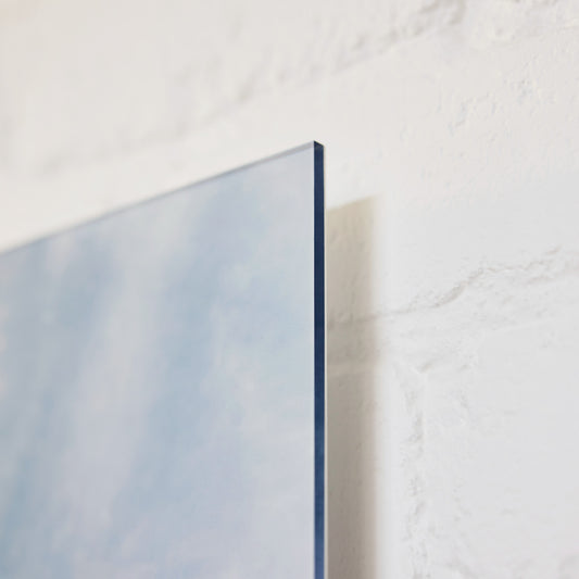 Acrylic Float Frame Printing and Framing Clear Acrylic Edge Detail